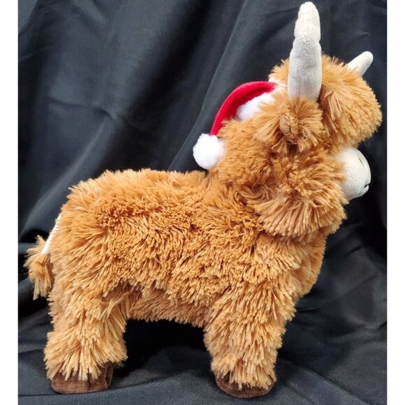 Gemmy Christmas DANCING HIGHLAND COW animated musical Bust a Moo ve plush Lowes - Picture 2 of 5